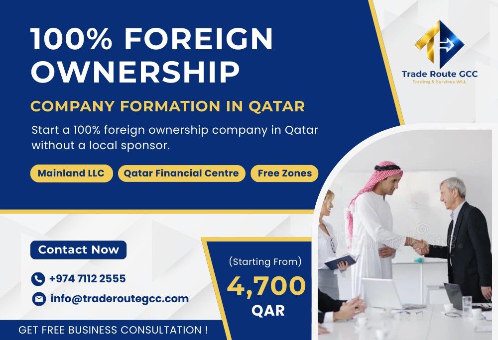 How to Start a 100% Foreign Ownership Company in Qatar Without Local Sponsor