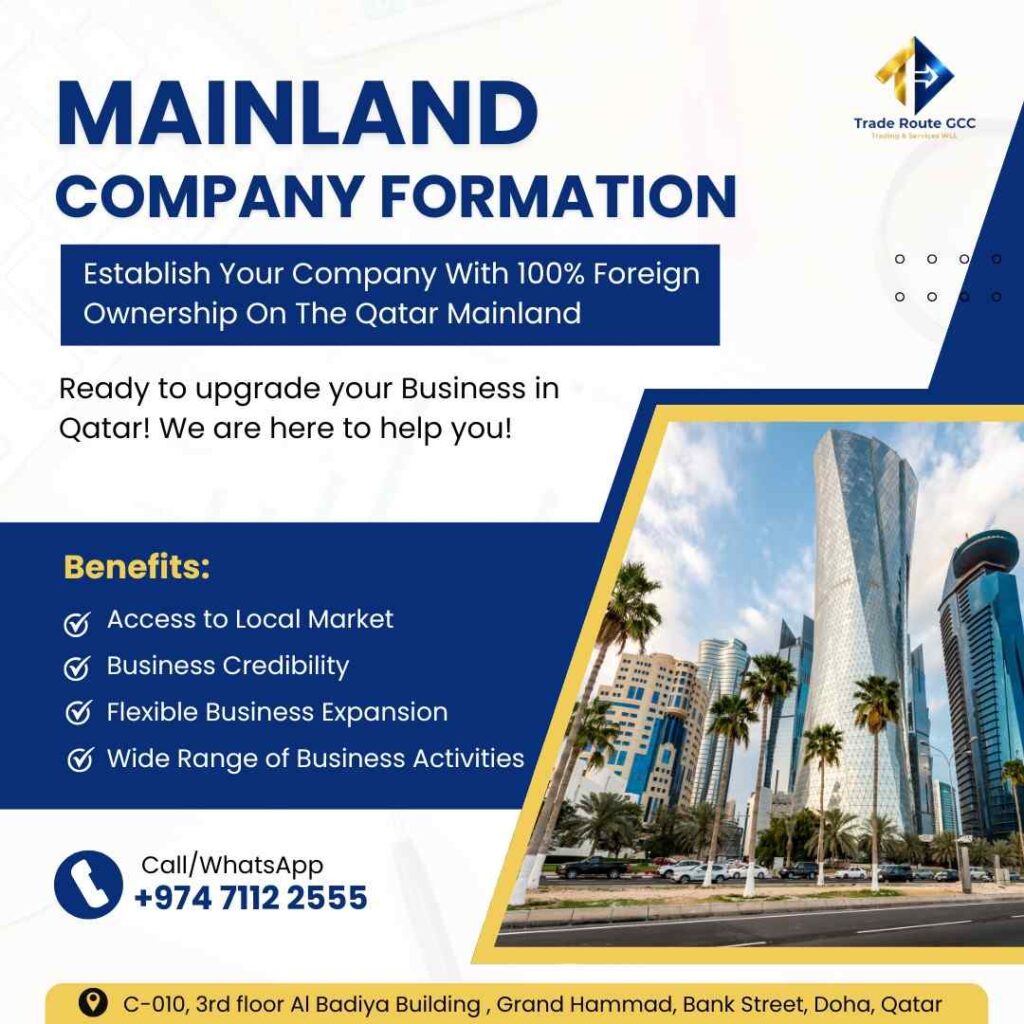 Company Formation in Qatar Mainland