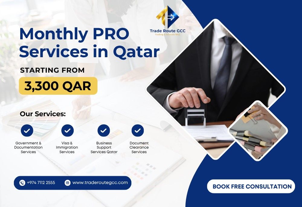 Monthly PRO Services in Qatar