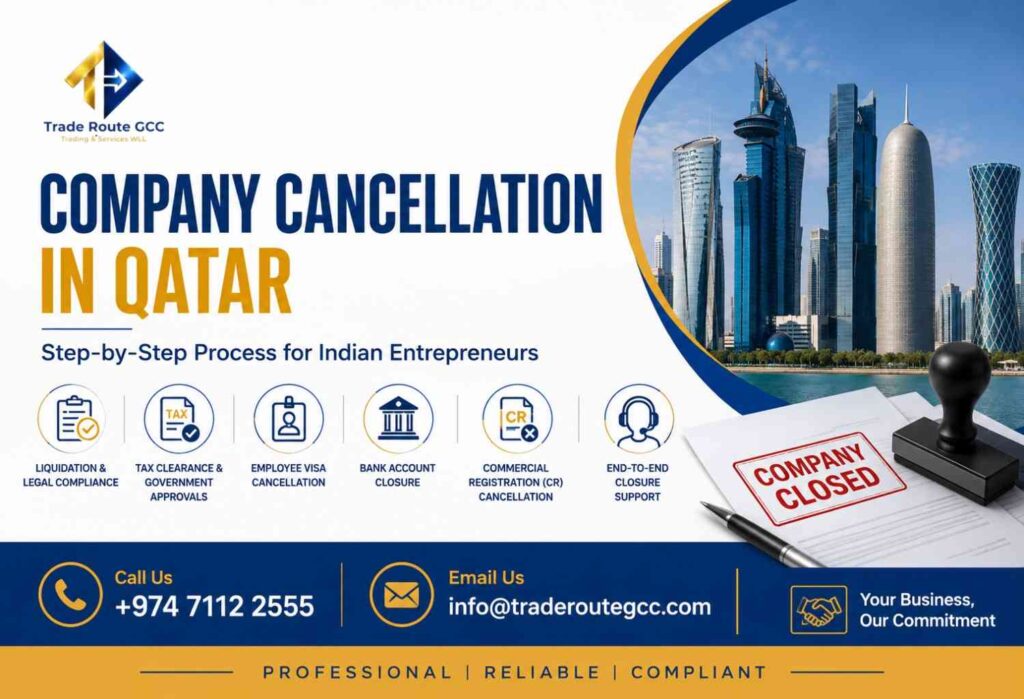 Company Cancellation in Qatar for Indian Entrepreneurs